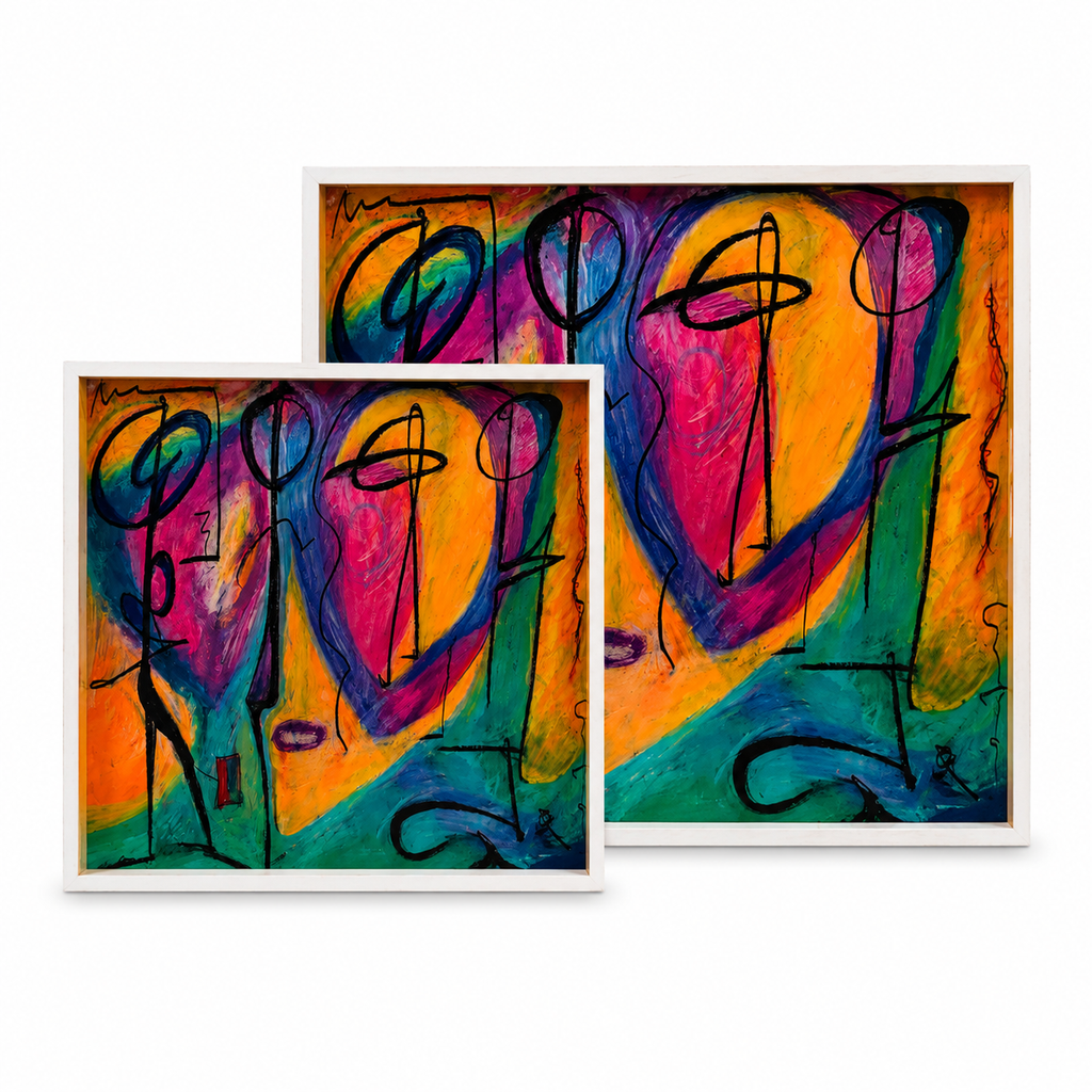 Bruce Mishell Art Lacquer Tray – Decorative Square Serving Tray | Medium & Large