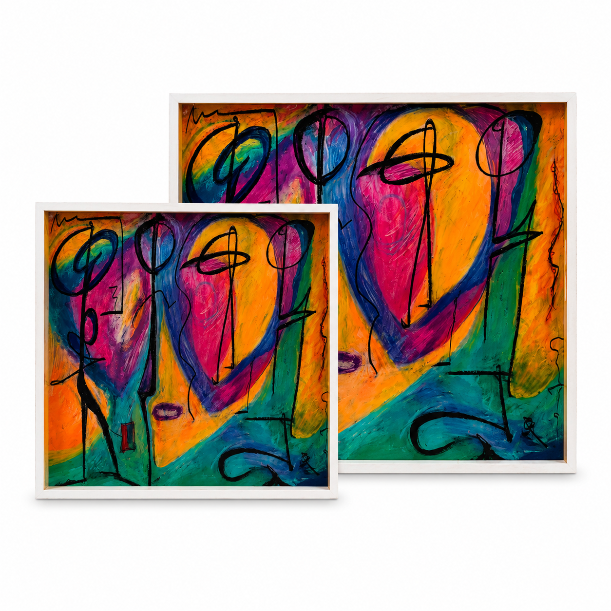 Bruce Mishell Art Lacquer Tray – Decorative Square Serving Tray | Medium & Large