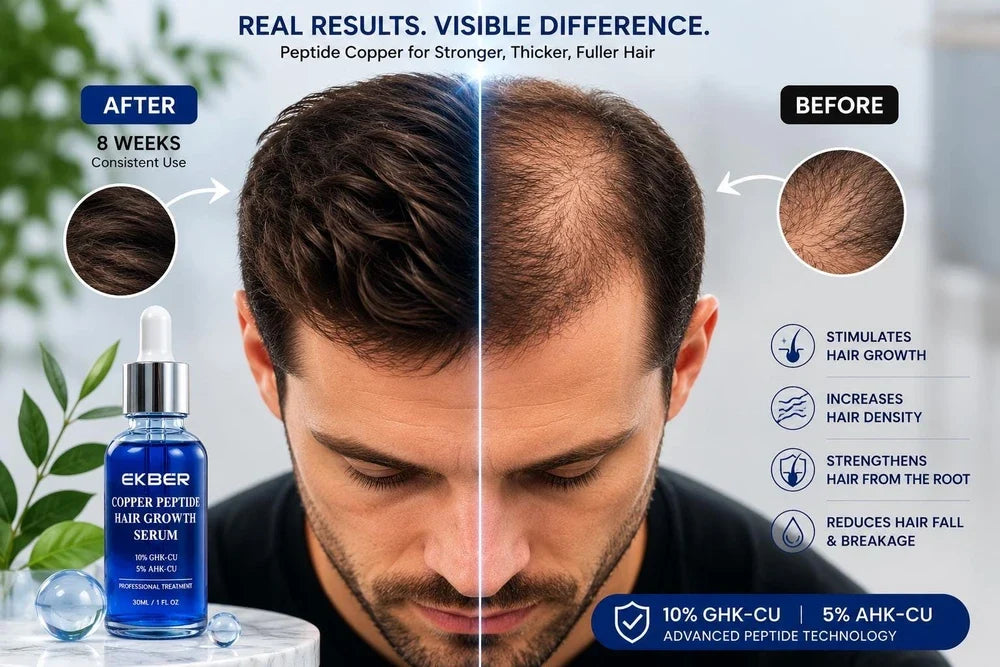 Copper Peptide Hair Serum for Fuller Looking Hair