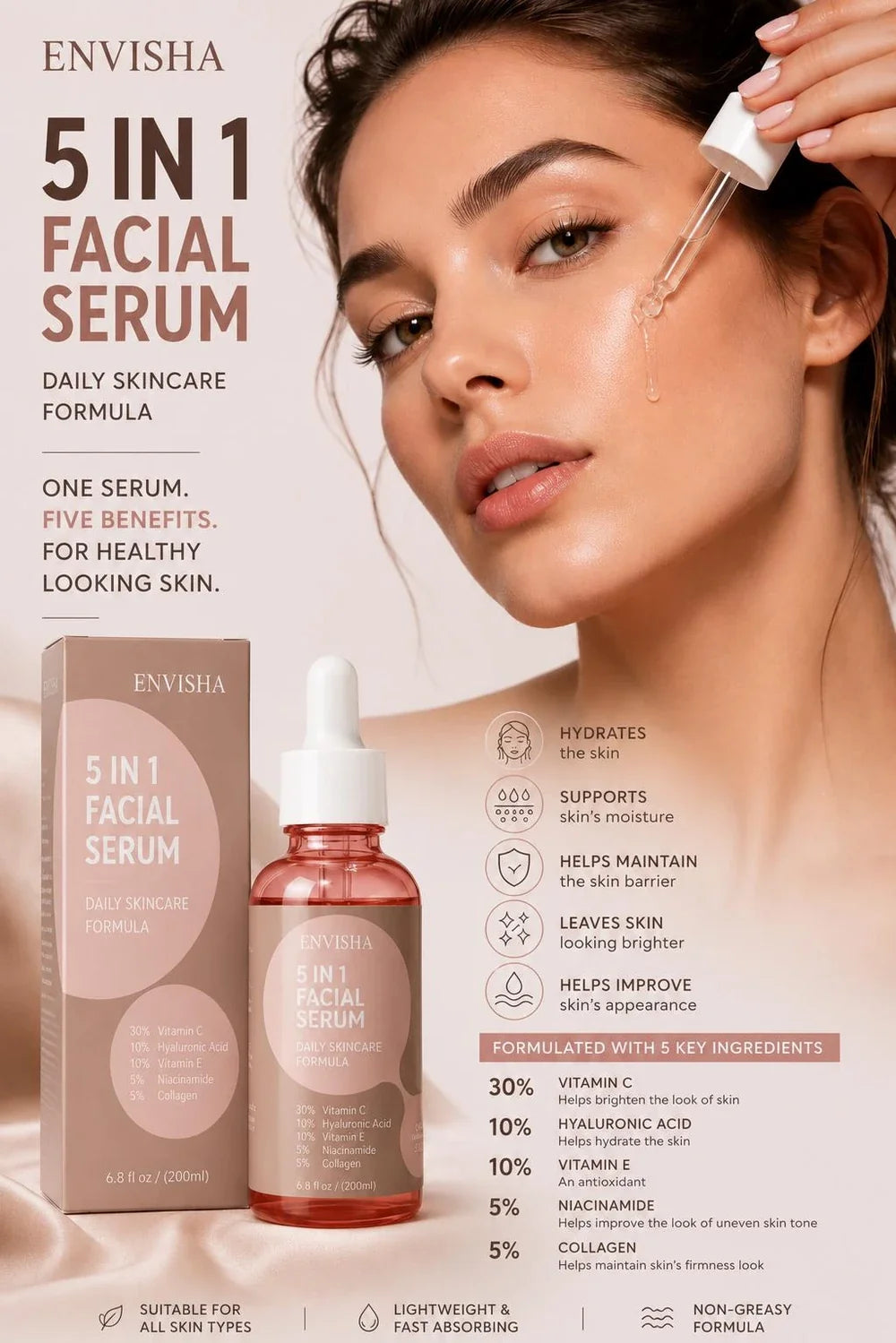 Envisha Multi-Action Facial Serum