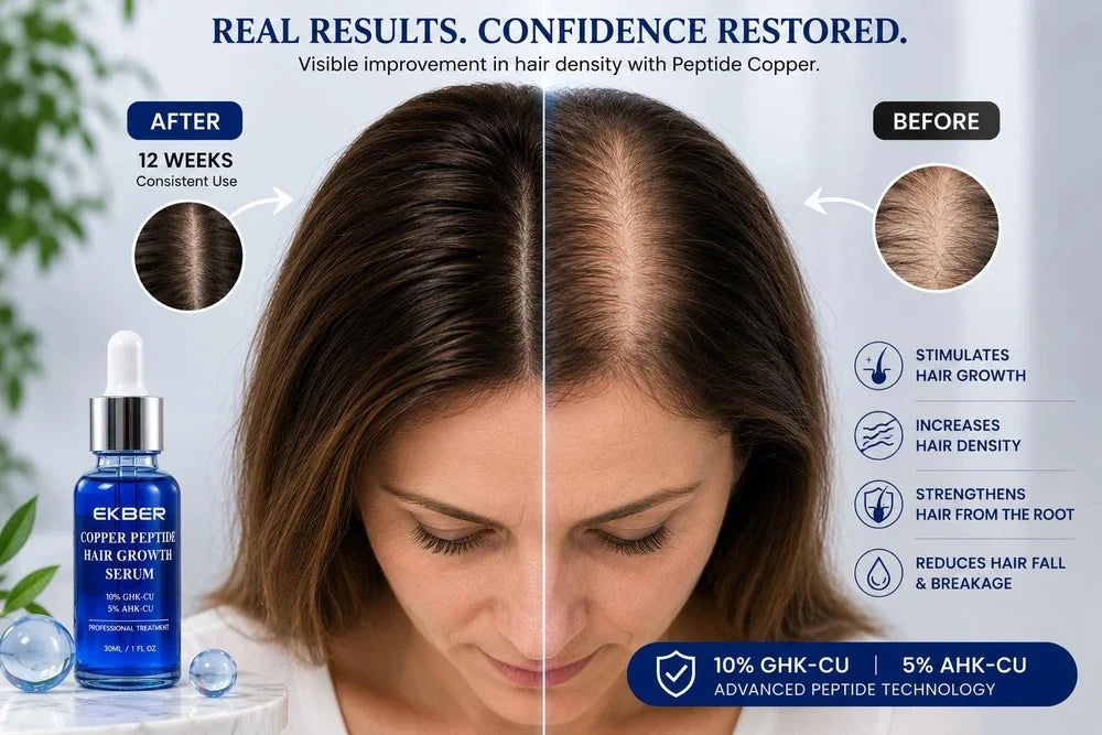 Copper Peptide Hair Serum for Fuller Looking Hair