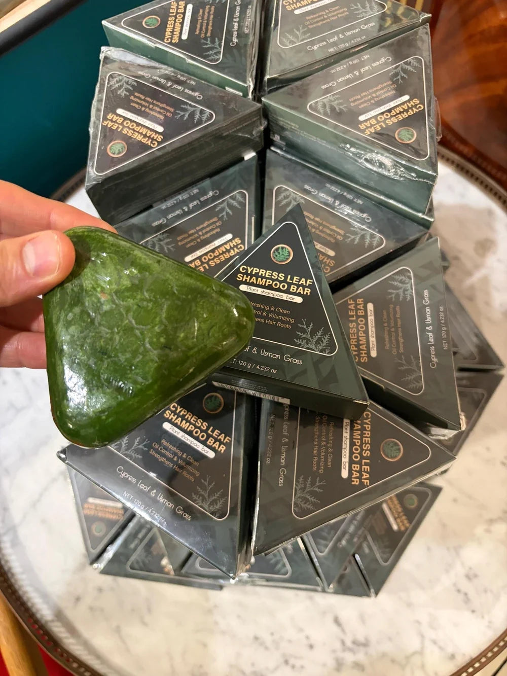 Ginger Ginseng Herbal Shampoo Bar