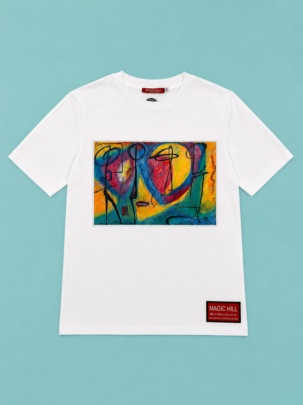 100% Pima Cotton Art T-Shirt – Bruce Mishel Original Artwork – Unisex