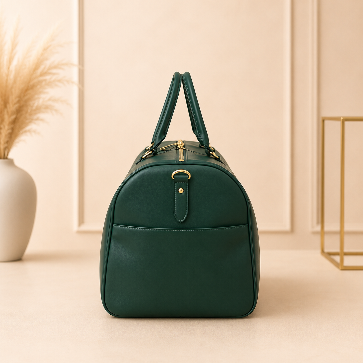 MAGIC HILL™ Vegan Leather Travel Duffle Bag – Luxury Weekender & Carry-On