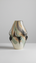 Murano glass lamp with sculptural base