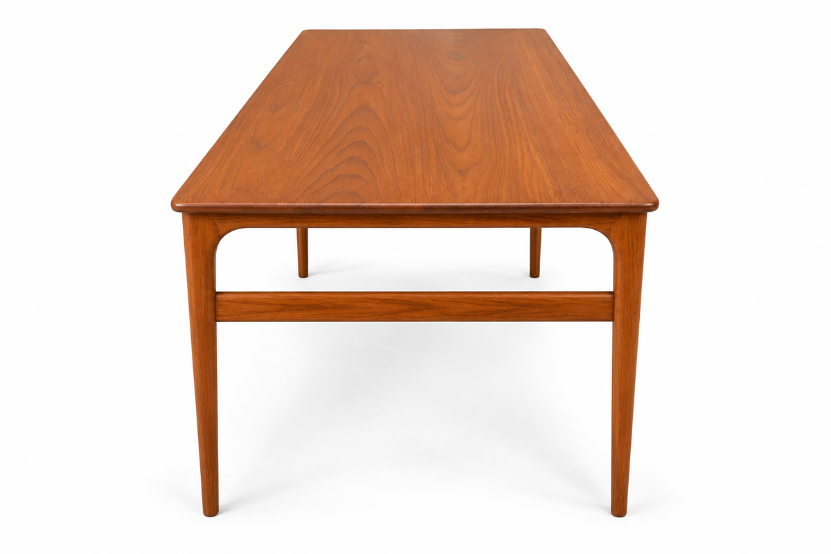 Authentic 1960s Danish Modern Teak Coffee Table – Made in Denmark