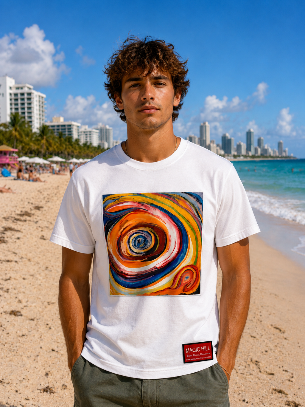 100% Pima Cotton Art T-Shirt – Bruce Mishel Original Artwork – Unisex
