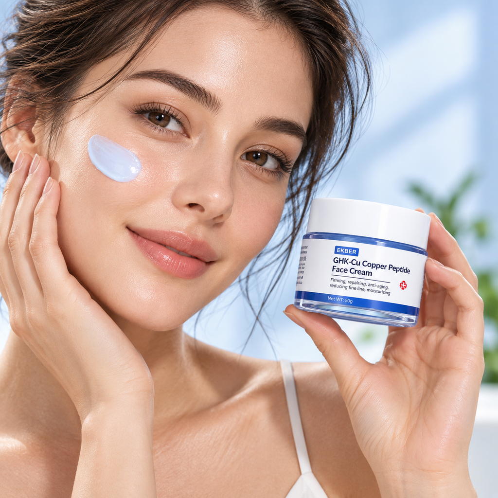 GHK-Cu Copper Peptide Face Cream – Anti-Aging, Firming & Hydrating Moisturizer | 50g