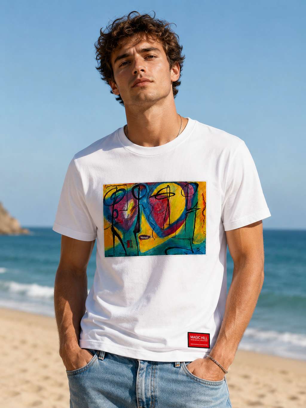 100% Pima Cotton Art T-Shirt – Bruce Mishel Original Artwork – Unisex