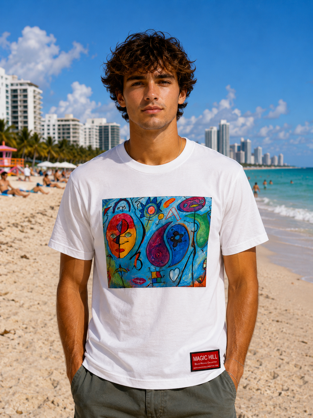100% Pima Cotton Art T-Shirt – Bruce Mishel Original Artwork – Unisex Graphic Tee