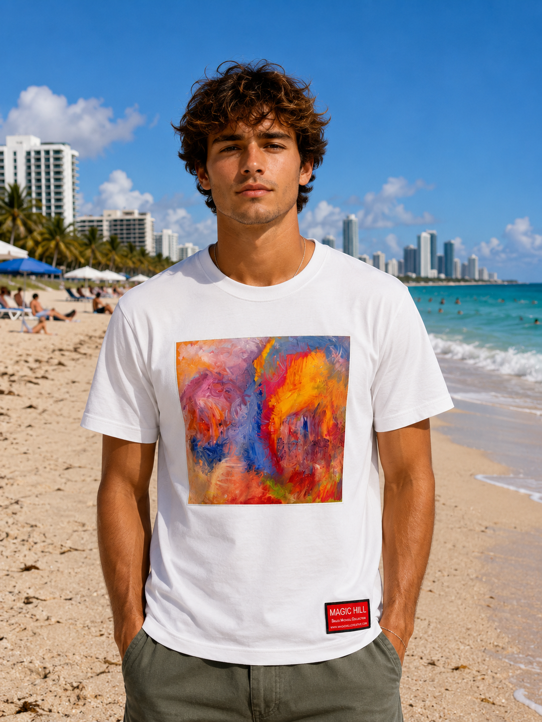 100% Pima Cotton Art T-Shirt – Bruce Mishel Original Artwork – Unisex