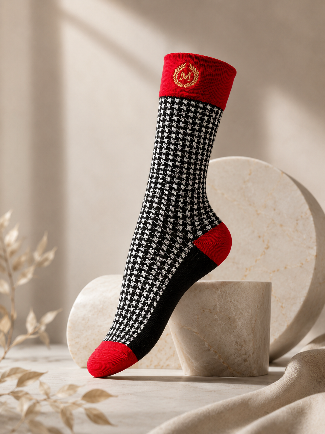 Bruce Mishell Art Unisex Cotton Blend Crew Socks – Colorful Wearable Art Collection