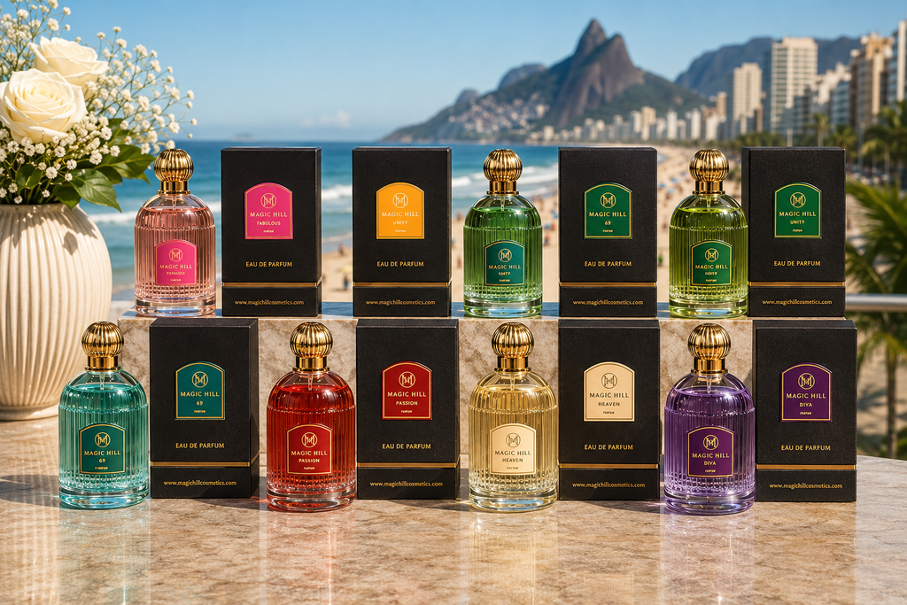 Magic Hill 69 Eau de Perfume Collection – 7 Signature Fragrances | 100 mL Glass Bottle
