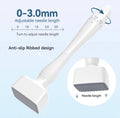 140A-Pin Adjustable Derma Stamp 0–3.0mm Micro-needling Tool for Face & Scalp