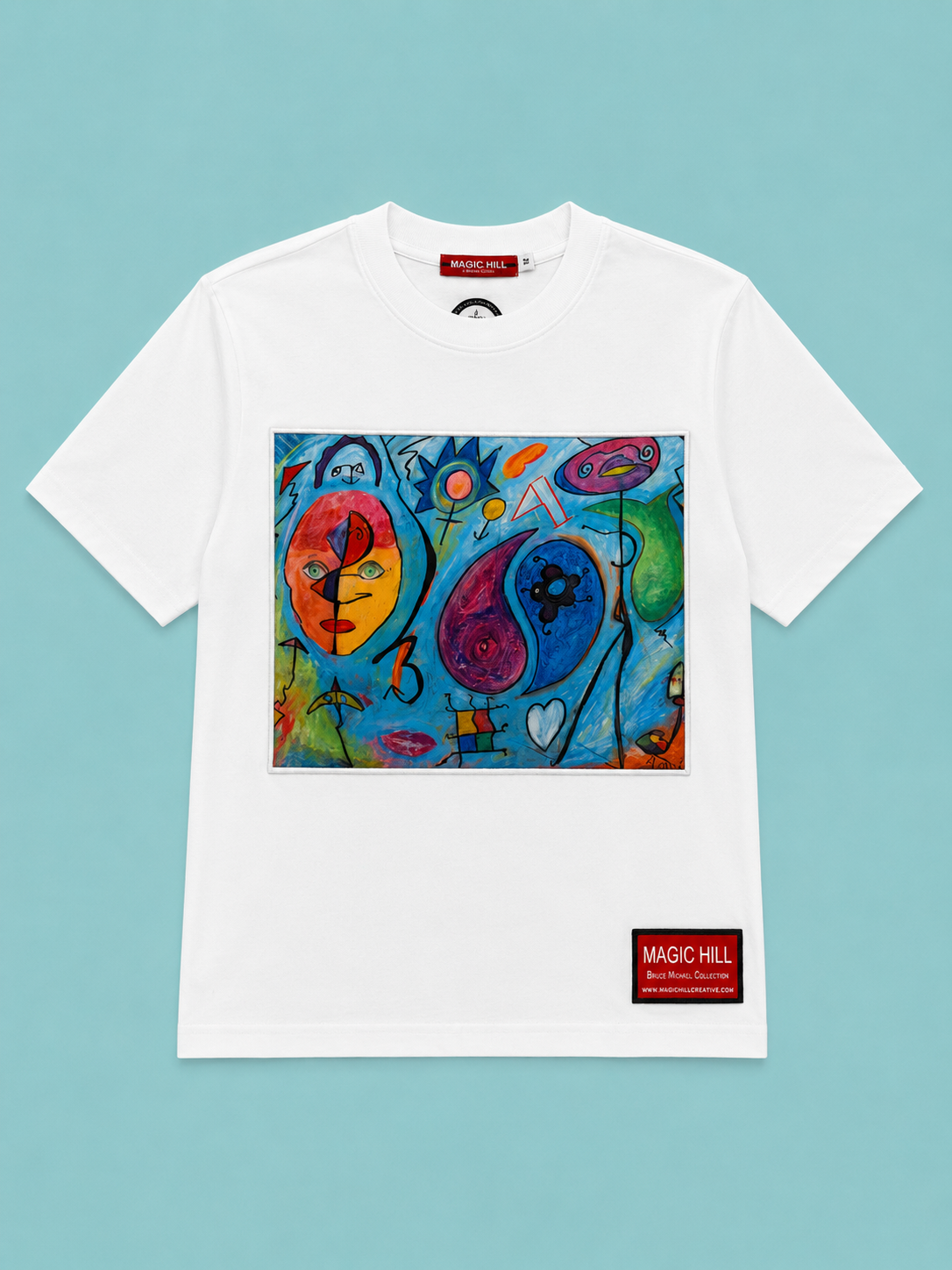 100% Pima Cotton Art T-Shirt – Bruce Mishel Original Artwork – Unisex