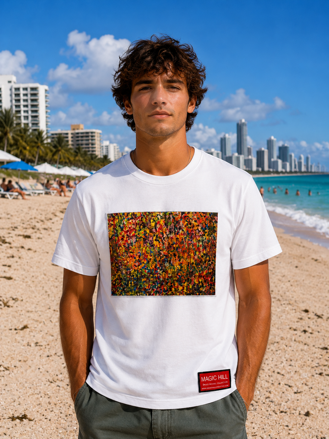 100% Pima Cotton Art T-Shirt – Bruce Mishel Original Artwork – Unisex Graphic Tee
