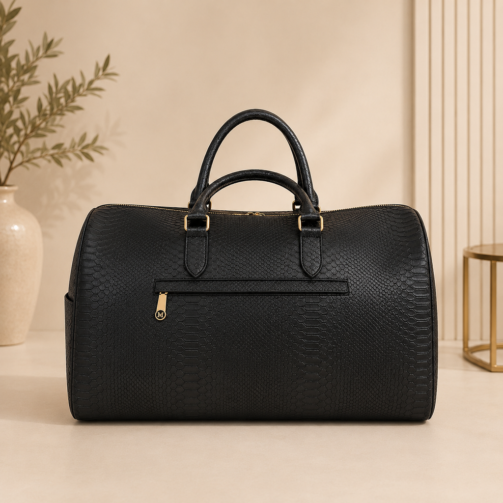 MAGIC HILL™ Vegan Leather Travel Duffle Bag – Luxury Weekender & Carry-On