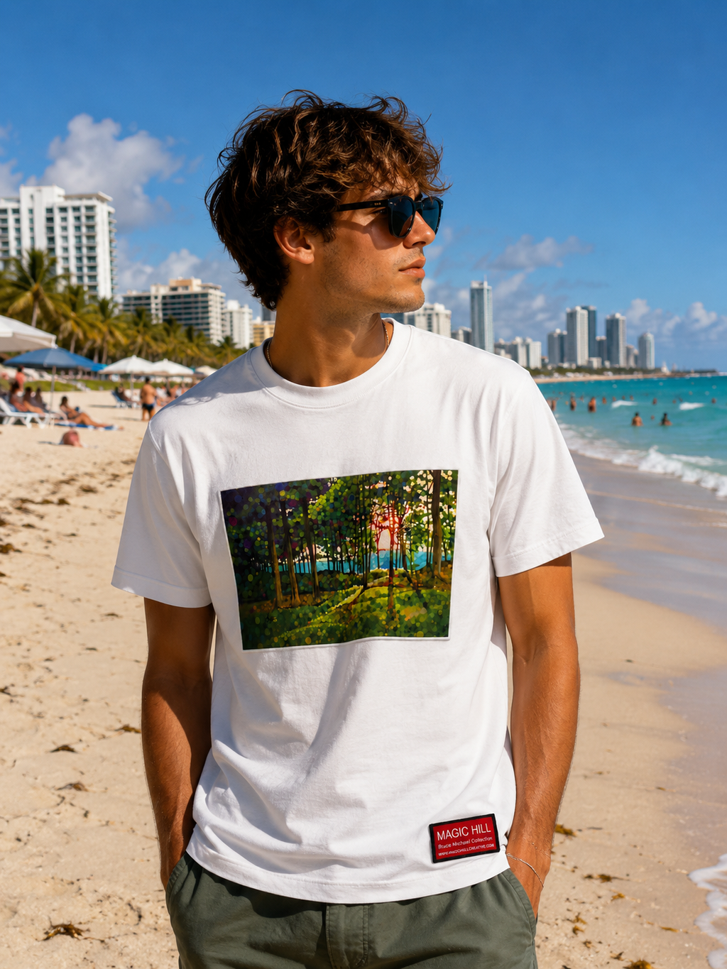 100% Pima Cotton Art T-Shirt – Bruce Mishel Original Artwork – Unisex Graphic Tee