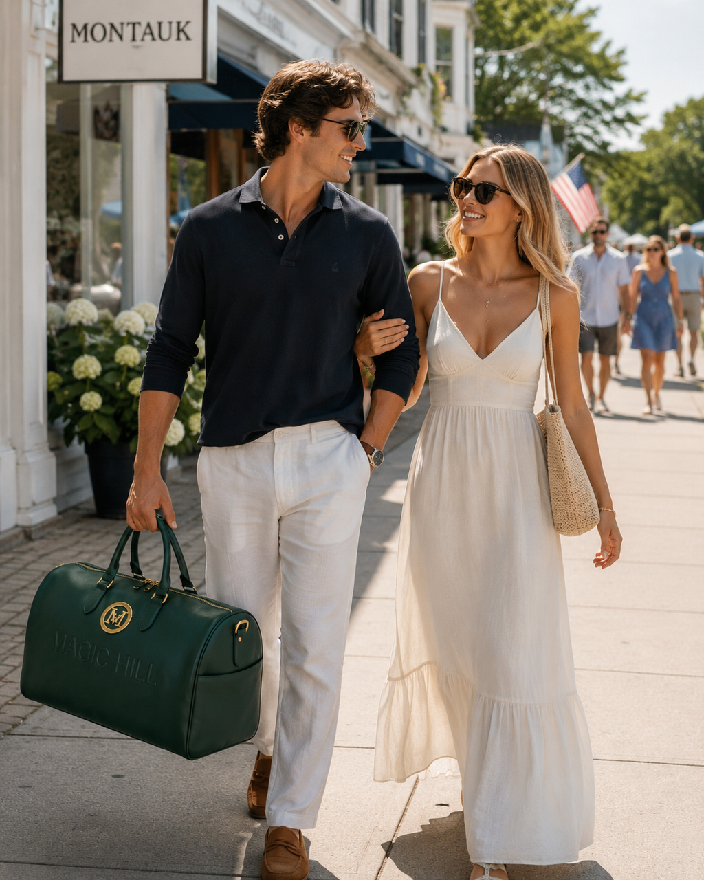 MAGIC HILL™ Vegan Leather Travel Duffle Bag – Luxury Weekender & Carry-On