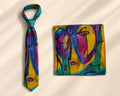 Bruce Mishell Art 100% Mulberry Silk Tie & Pocket Square Collection – 7 Exclusive Designs