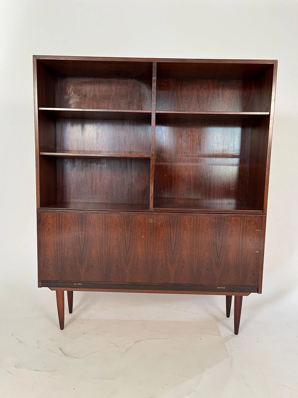 Mid-century rosewood bookcase cabinet Circa’s 1960’s