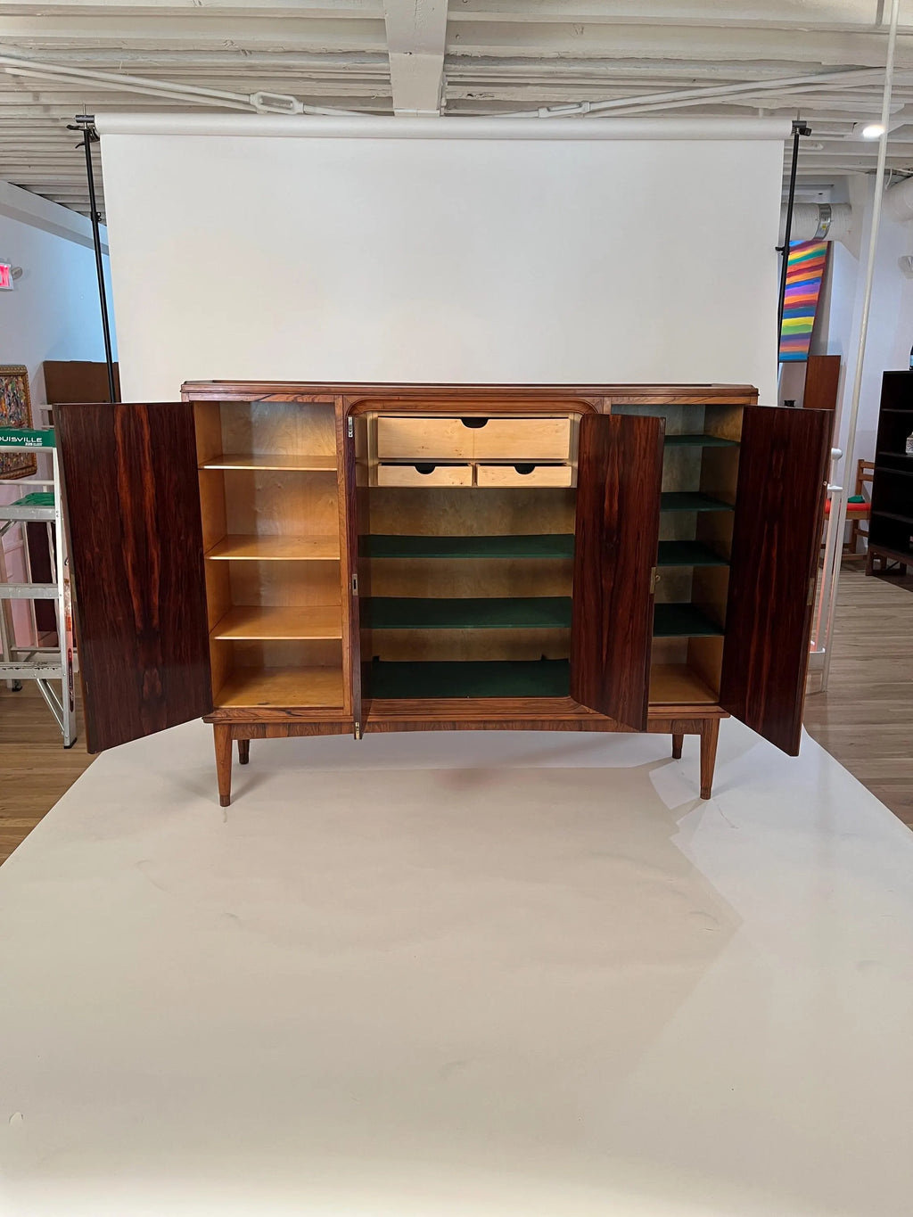 Mid-Century Rosewood sideboard hutch cabinet 1960’s
