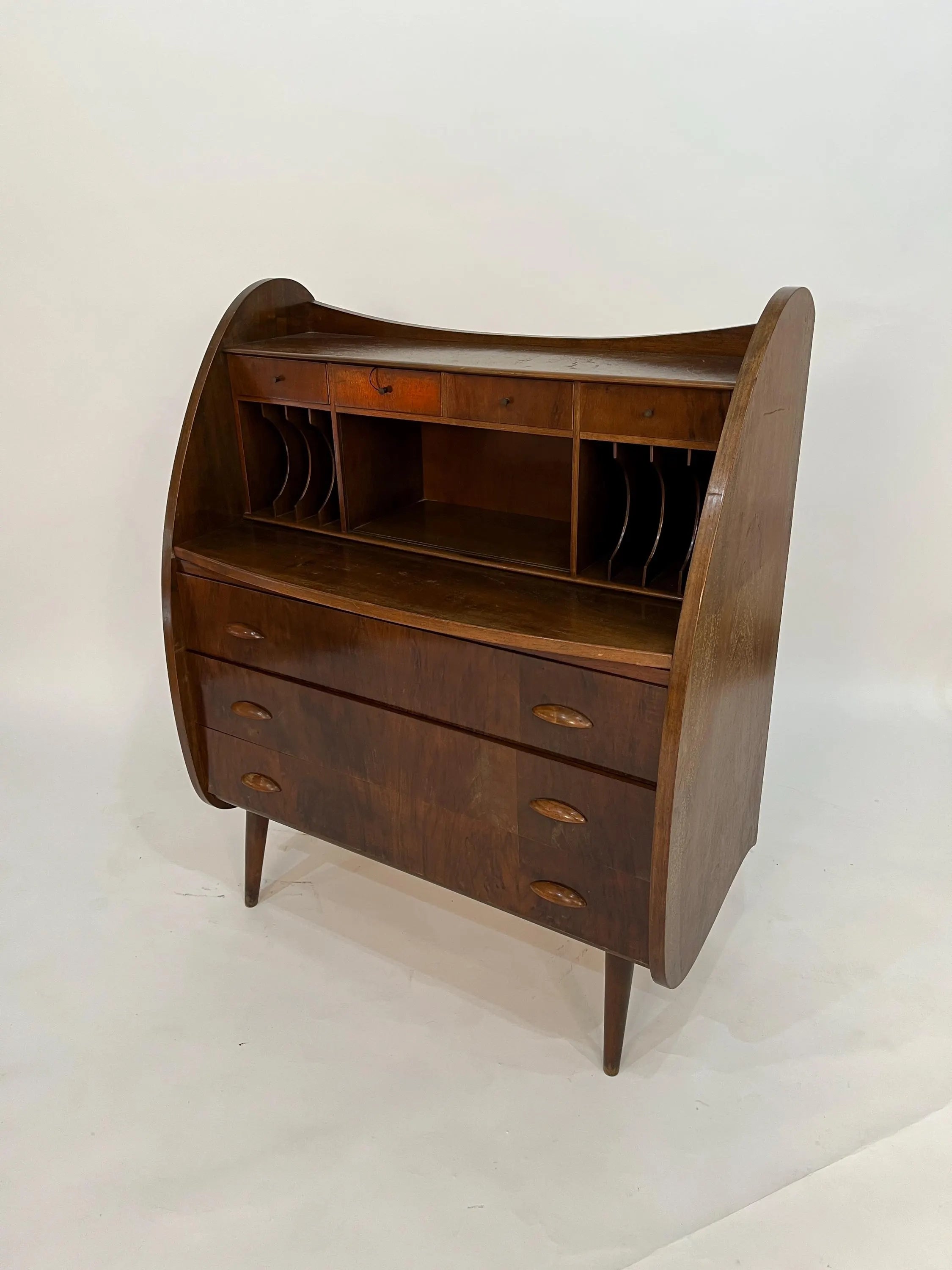 Mid-century Rosewood Secretery dresser