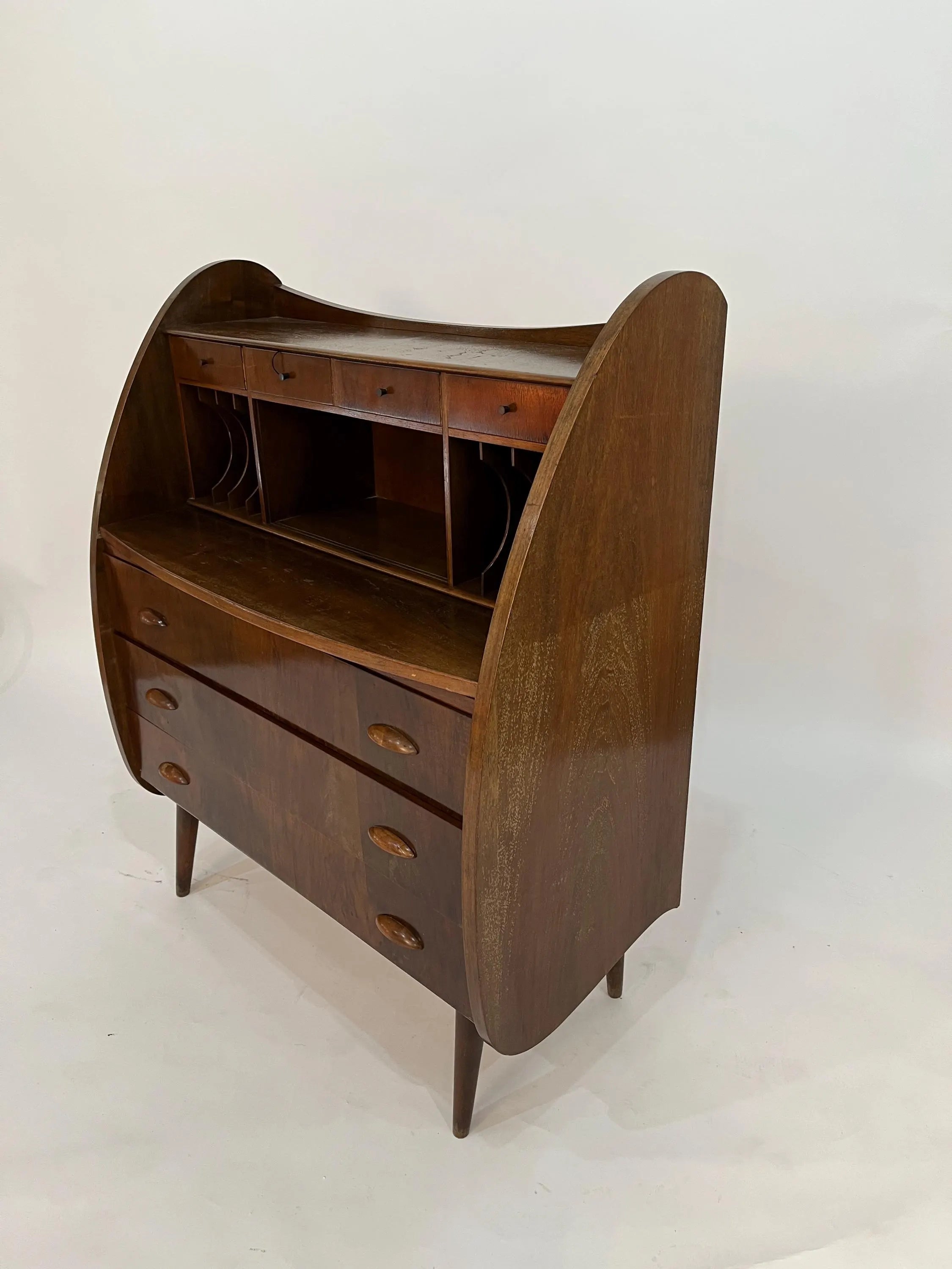 Mid-century Rosewood Secretery dresser