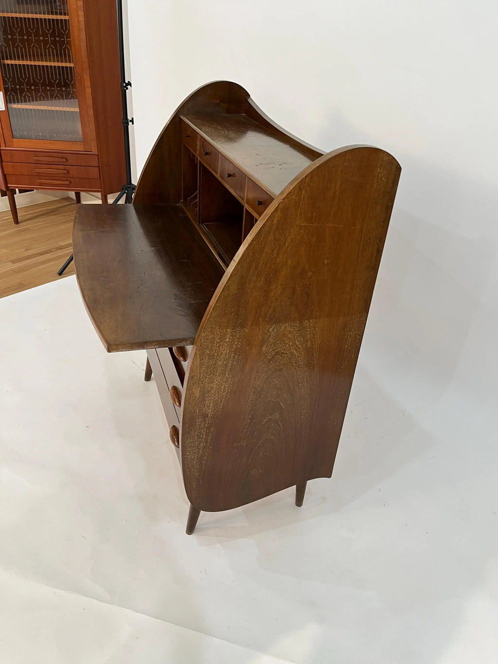Mid-century Rosewood Secretery dresser