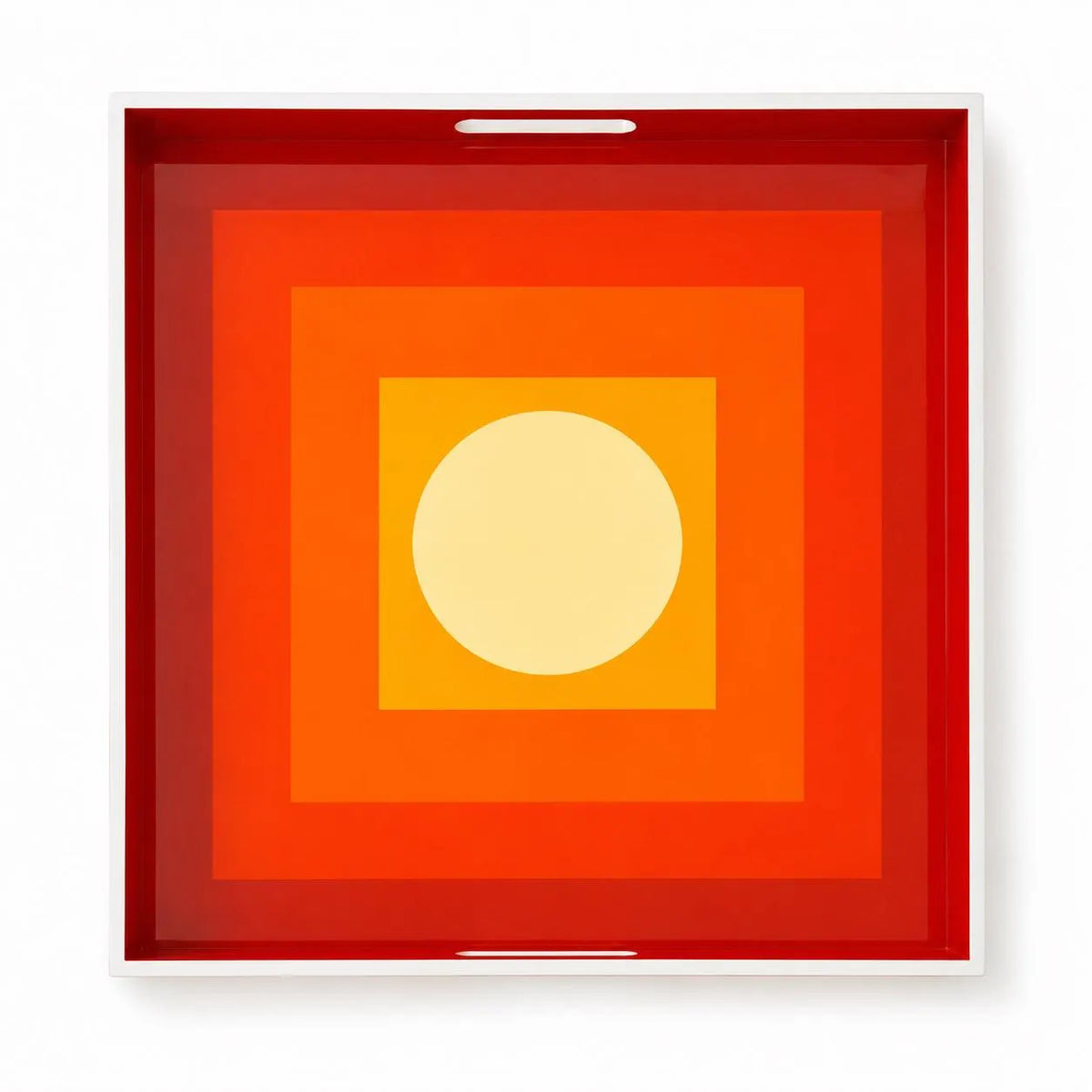 Bruce Mishell Art Lacquer Tray – Decorative Square Serving Tray | Medium & Large