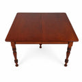 Vintage Solid Wood Expandable Dining Table with 7 Leaves – Seats 14, Traditional Boho Style