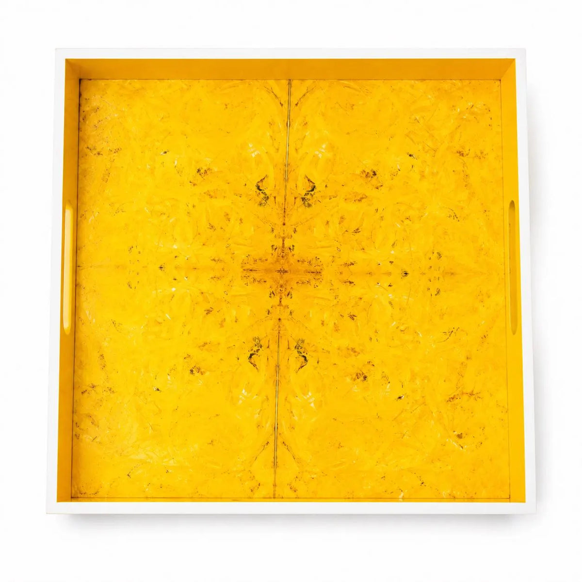 Bruce Mishell Art Lacquer Tray – Decorative Square Serving Tray | Medium & Large
