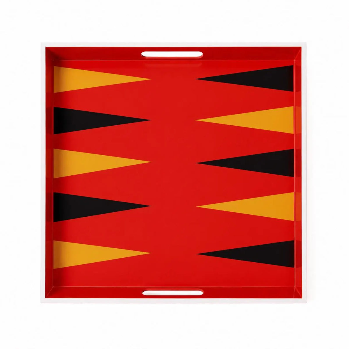 Bruce Mishell Art Lacquer Tray – Decorative Square Serving Tray | Medium & Large