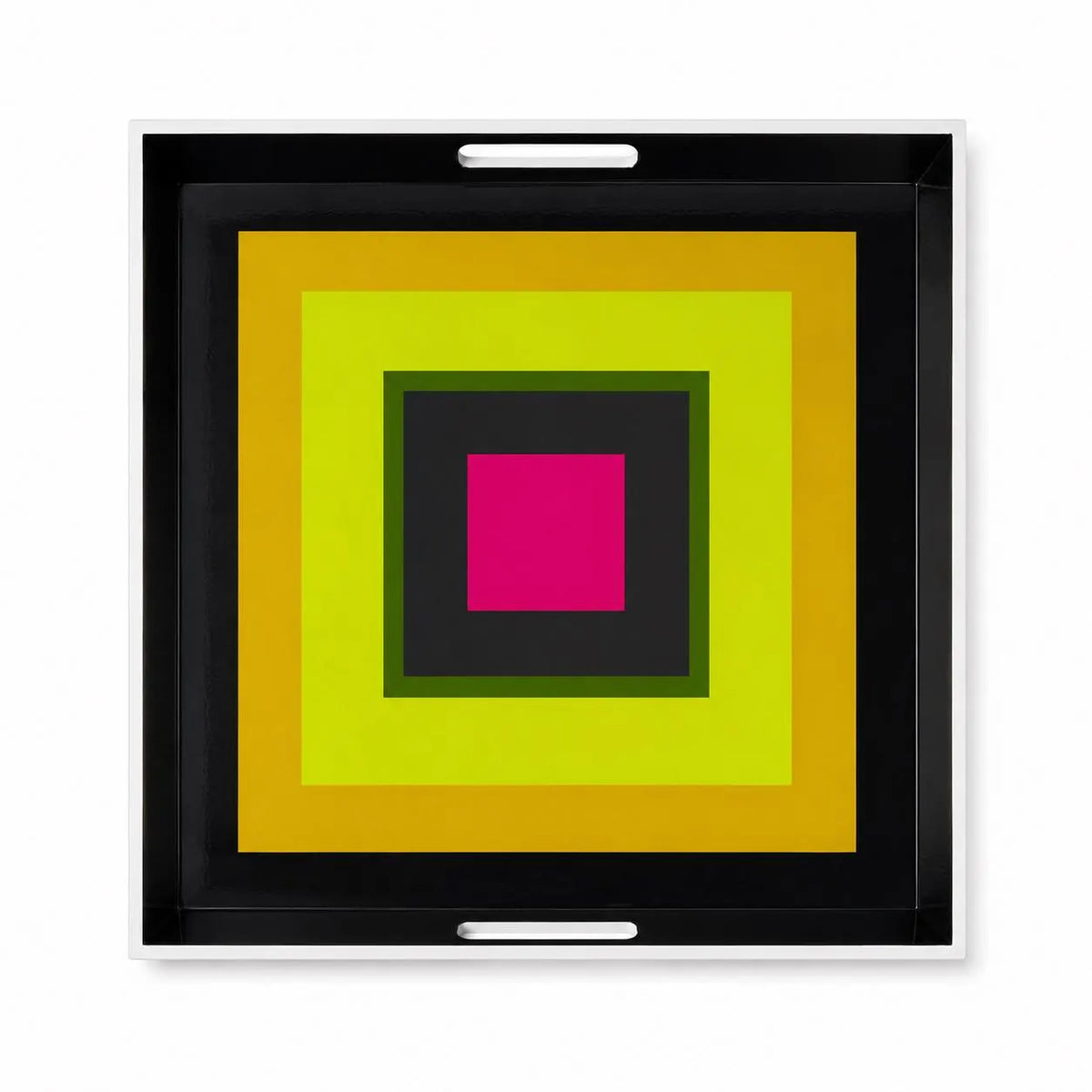 Bruce Mishell Art Lacquer Tray – Decorative Square Serving Tray | Medium & Large
