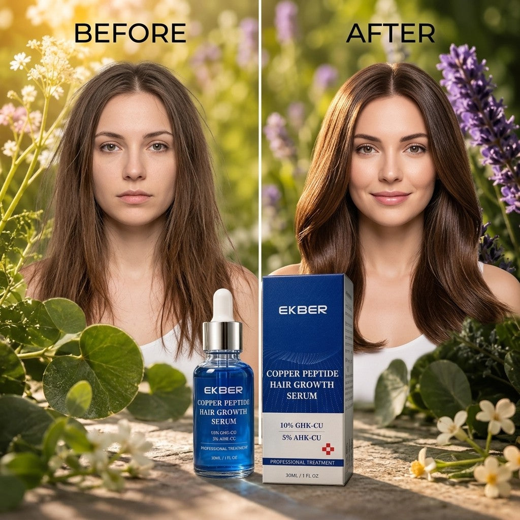 Copper Peptide Hair Serum for Fuller Looking Hair