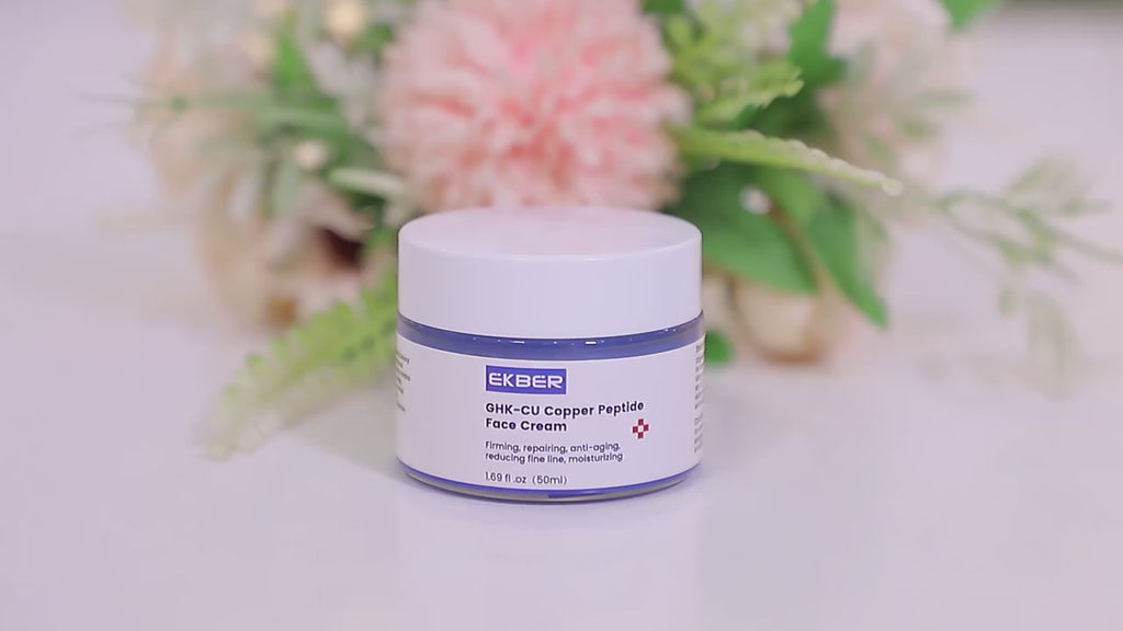 GHK-Cu Copper Peptide Face Cream – Anti-Aging, Firming & Hydrating Moisturizer | 50g